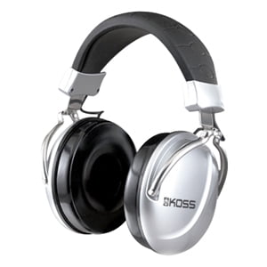Koss TD85 Professional Headphone - Wired Connectivity - Stereo - Over-the-head - Silver