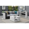 thumbnail image 5 of Pemberly Row Table Basse Carrée, Fini Bois Blanc, 5 of 5