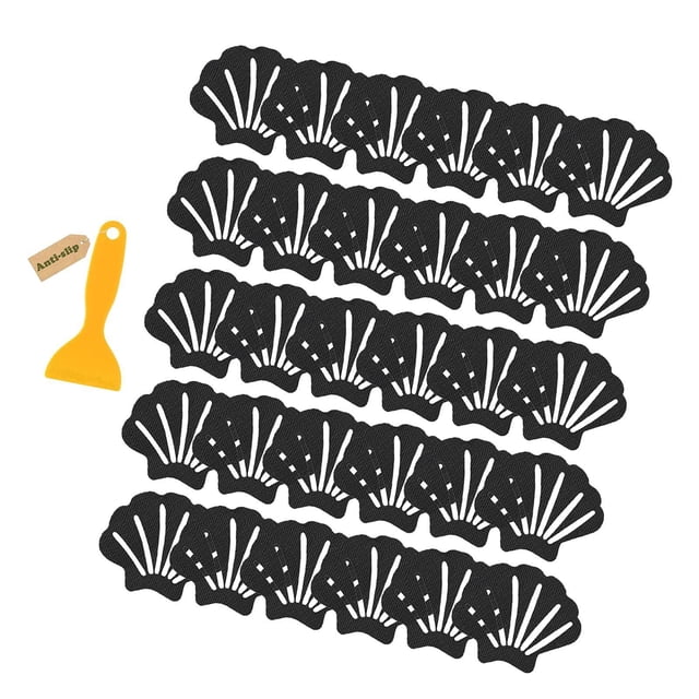 Calcomanías antideslizantes shamjiam 30 Piezas impermeables para piso negro