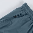 thumbnail image 7 of Domuza Men's Lightweight Hiking Pants Stretch Wasit Drawstring Athletic Fishing Pants Summer 2026 Outdoor Running Workout Track Pants Blue L, 7 of 7