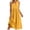 Yellow, variant on Cotton Linen Blend Dresses Lighweight V Neck Dress Short Sleeve Sundress Solid Color Beachwear Casual Vacation Outfits Light Blue XL