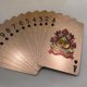 thumbnail image 4 of Tarjetas de póker Sunnimix del juego del ocio del naipe plateado hoja de Oro rosa, 4 of 4