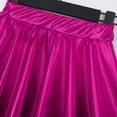thumbnail image 4 of iiniim Kids Girls Sequins Letters Printed Crop Tank Top with Pleated Skirt Ballet Jazz Hip Hop Dance Costume Size 2-12 Hot Pink 11-12, 4 of 7