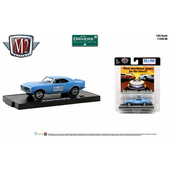 M2 Machines Auto-Drivers 1:64 R88 1967 Chevrolet Camaro 396