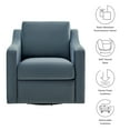 thumbnail image 2 of Modway Liora Armchair in Cadet Blue, 2 of 9