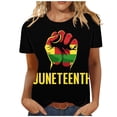 thumbnail image 2 of Simua Womens Summer T-Shirts Fashion Printed Fourth July Tee Shirts Casual Short Sleeve Crewneck Tee Tops, 2 of 5