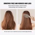 thumbnail image 5 of Classic Polka Dot Detangling Hair Brush, Cute Cartoon Style Paddle Brush for Wet & Dry Hair, Comfortable Grip Hairbrush, Scalp Massage Comb for Men Women Kids, Unique Gift Idea, 5 of 8