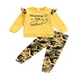 thumbnail image 1 of PENGXIANG Baby Boys 2PCS Pants Sets Long Sleeve  Neck Sweatshirt Tops Solid Color Pants Sets, 1 of 6