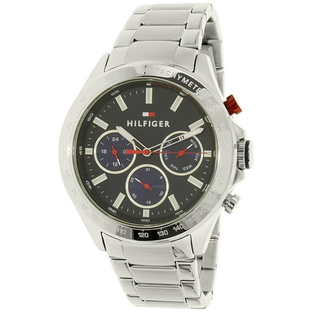 Tommy Hilfiger Men's Hudson 1791228 Silver Stainless-Steel Quartz Watch