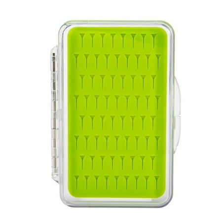 Green fly fishing bait storage box bait box transparent flip fishing tackle box S