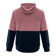 thumbnail image 2 of Sudadera George Talla M con Capucha 2 Bloques Negro con Rosa, 2 of 4