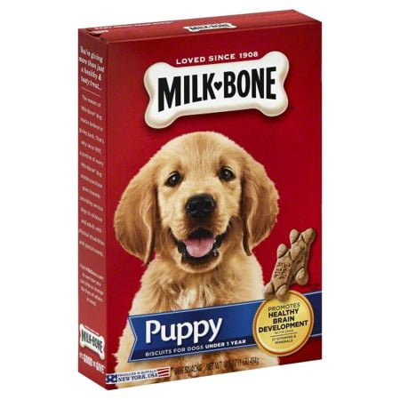 (2 Pack) Milk-Bone Original Puppy Biscuits, (Best Treats For Miniature Schnauzer Puppy)