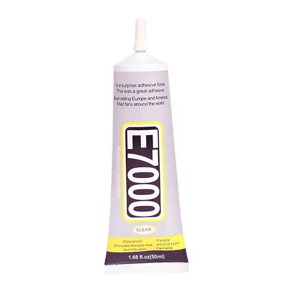 VELIMO 2026 New Glue Clear for Rhinestone Crafts,Jewelry and Bead Adhesive Semi High Viscosity Glues for Clothes Shoes Fabric Cell Phones Screen Repair Metal Stone Glass (50 Ml/1.68 Oz)