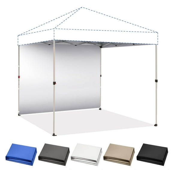 SunWall para Carpa Plegable de 8x8 Pies CROWN SHADES Plata