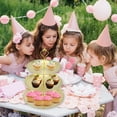 thumbnail image 6 of Unique Bargains 3 Tier Dessert Cupcake Stand Holder Round Cup Cake Tower Gold Tone, 6 of 6