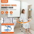 thumbnail image 2 of Shower Chair 360° Swivel, Bathtub Seat with Pivoting Arms 400LBS - Adjustable Height, Senior & Disability Support, 2 of 7