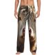 thumbnail image 1 of Fotbe Adorable Flower Field Cow Pantalones de Pijama para Hombre, Pantalones de Dormir, Pantalones de Casa con Cintura Ajustable y Bolsillos-3X-Large, 1 of 6