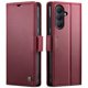 thumbnail image 2 of CaseMe Funda de Cuero para Samsung Galaxy S26+ 5G con Bloqueo RFID, para Samsung Galaxy  S26+ 5G Funda para Mujer y Hombre, Tarjetero con Cierre Magnético, Funda Tipo Folio, Rojo Vino, 2 of 11
