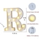 thumbnail image 2 of Luces LED de marquesina con letras, 26 letras del alfabeto iluminadas, letrero con números y letras para bodas, fiestas de cumpleaños, lámpara navideña a pilas, luz nocturna, decoración para el hogar, 2 of 5
