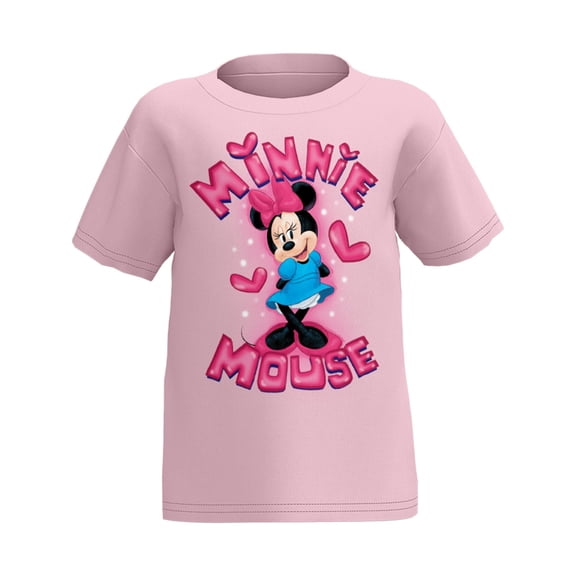 Disney Minnie Mouse Toddler Tee Shirt, 2T-4T (Girl's)