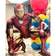 thumbnail image 3 of Globo de aluminio de superhéroe para niños, decoración de fiesta de cumpleaños, juguete inflable para Baby Shower, globo de aire de Marvel, suministros, 3 of 4