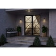 thumbnail image 4 of Progress Lighting P550042-129 4.5 in. Weldon 1-Light 60W Med Incandescent Flush Mount Ceiling Light in Architectural Bronze, 4 of 4