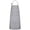 Gray Geometric Quatrefoil, variant on Brown Geometric Striped Pattern Apron-Garden Aprons for Women with Pockets-Cotton Linen Waterproof Kitchen Cooking Gardening Aprons Adjustable for Kitchen,Cooking,BBQ and Salon 33x27 Inch
