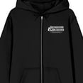 thumbnail image 2 of Dungeons & Dragons Moloch Cover Art Long Sleeve Men's Black Zip-Up Hooded Sweatshirt-Medium, 2 of 5