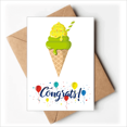 thumbnail image 1 of green matcha ice cs popsicles Wedding Cards Congratulations Greeting Envelopes, 1 of 3