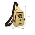 thumbnail image 2 of One Piece Gear5 Sling Bag,Anime Luffy Printed Canvas Chest Pack, Stylish Crossbody Bag For Daily Use, 2 of 7
