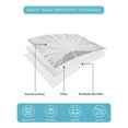 thumbnail image 4 of Full Size Quilt Bedding Set, Grey Palm Leaves Coastal Reversible Summer Quilt 3 Pieces, Summer Tropical Botanical Boho Lightweight Bedspreads Coverlets with 2 Pillow Shams for All Seasons, 4 of 5