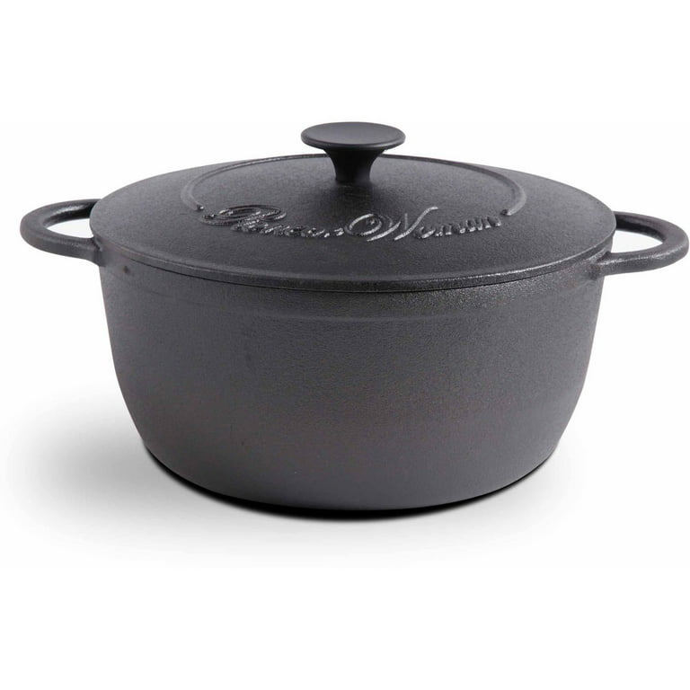 The Pioneer Woman Enamel on Cast Iron 2-Quart Dutch Oven with Lid,  Periwinkle