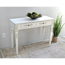 International Caravan Windsor Wall Table in Antique White