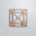 thumbnail image 5 of Ekena Millwork 7 3/8"W x 7 3/8"H x 3/8"T Extra Small Buxton Decorative Fretwork Wood Wall Panels, Cherry, 5 of 8