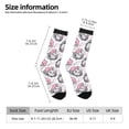 thumbnail image 5 of Yiaed Poodle Dog Print Great elasticity Crew Socks Sports socks for Men and Women, 5 of 5