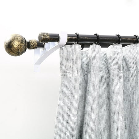 Dorm Window Drapery Curtain Rod Stand Hanging Hook Wall Bracket