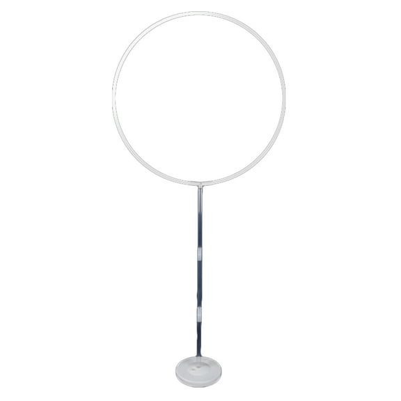 OUNONA White Round Balloon Column Stand for Wedding and Birthday Party Decoration Made of PVC