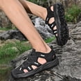 thumbnail image 6 of YOURDIARY Men's Closed Toe Hiking Sandals, Quick Drying Non-Slip Outdoor Water Beach Shoes for Men, Breathable Adjustable Summer Sandals for Camping Trekking, 6 of 8