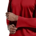 thumbnail image 6 of BRDFRL Swim Shirt Men UPF 50 Long Sleeve Sun Protection Shirts UV Shirts Cooling Shirts for Men Workout Shirts Hiking Athletic Tee Tops T-Shirts Rash Guard High Visibility Shirts for Men Red XL, 6 of 6