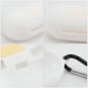 thumbnail image 3 of fundas de silicona para auriculares inalámbricos, funda protectora portátil compatible con Galaxy Buds Plus (negro y blanco), 3 of 5