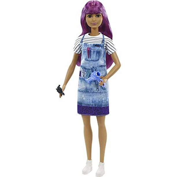 Muñeca Barbie Pelo Morado Princesa Barbie Cabello Morado Muñeca