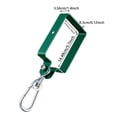 thumbnail image 2 of Heavy Duty Swing Hardware Hooks Square Clamp with Carabiner Weather Resistant Metal Bracket Outdoor Play Set Replacement Part, 2 of 3
