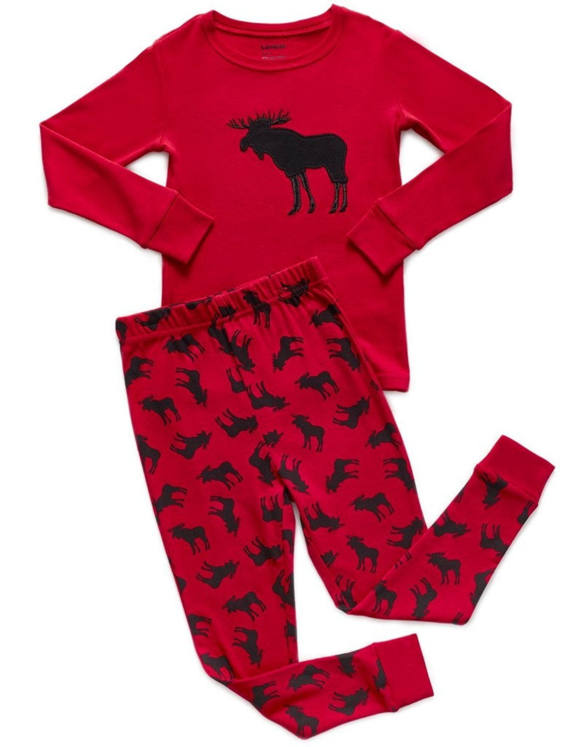 Leveret Kids & Toddler Pajamas Boys Girls 2 Piece Pjs Set 100% Organic Cotton Sleepwear 12 Months-14 Years 