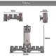 thumbnail image 3 of For V15 V12 V11 V10 V8 V7 Vacuum Cleaner Accessory Tool Wall Mounted Organizer Accessory Rack, 3 of 4