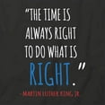 thumbnail image 2 of Do What Is Right T-Shirt | Inspirational Quote Black Tee Gift, 2 of 5