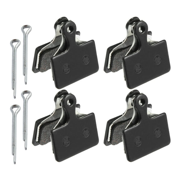 Unique Bargains 4 Pair Semi Metal Disc Bike Brake Pads with Split Pin for Shimano BR-M9100 BR-M9110 BR-M8110 BR-M7110