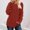 Orange, variant on ClodeEU Womens Soft Long Sleeve Crewneck Shirts ,Fall Casual Loose Fit Knit Tops Blouses ,Fall Sweaters Curved Hem Coffee,Womens Plus X-Large