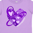 thumbnail image 4 of Inktastic Epilepsy Awareness Purple Ribbon Around Heart Boys or Girls Toddler T-Shirt, 4 of 5