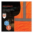 thumbnail image 3 of Ergodyne GloWear® Breakaway Mesh Hi-Vis Type-R Class 2 Safety Vest, X-Small, Orange, 3 of 8