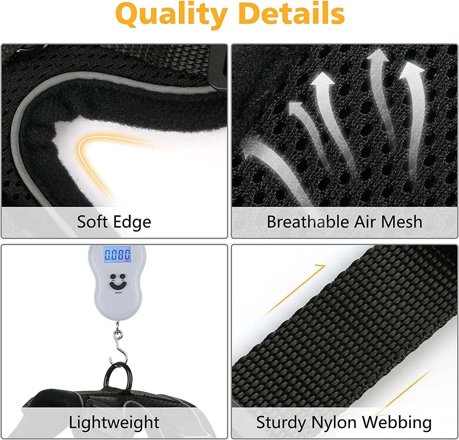 Cat Harness for Walking, Escape Proof Soft Adjustable Vest Harnesses for Cats, Easy Control Breathable Reflective Strips Jacket, Black, XS